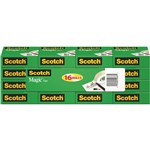 3M 810 SCOTCH MAGIC TAPE 19MM X 25MTR PK16 MULTI PACK