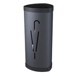 ALBA 0400070 UMBRELLA STAND 266MM DIAMETER 600MM HIGH STEEL BLACK