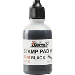 DESKMATE 40013 STAMP PAD REFILL INK 30ML BLACK