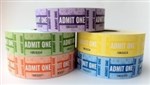 TICKETS ADMIT ONE BSG 1000ROLL PK5