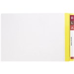 AVERY 42440 LATERAL FILE WITH REINFORCED YELLOW TAB WHITE BX100