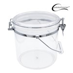 CONNOISSEUR 42620 STORAGE CANISTER ROUND ACRYLIC 45 LITRE WITH HANDLE
