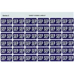 AVERY 43409 SIDE TAB LABEL SEP COLOUR CODE 23 X 38MM PURPLE PK180