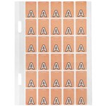 AVERY 44401 LABEL TOP TAB A COLOUR CODE 20 X 30MM PINK PACK 150