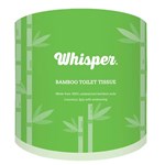 WHISPER BAMBOO TOILET TISSUE 3PLY 230 SHEET BEIGE CARTON 48