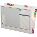 AVERY 46714 LATERAL NOTES FILE TWIN TAB 355 X 235MM WHITE BOX 100