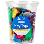 KEVRON 46952 KEY TAG ID DISPOSABLE ASSORTED TUB PACK 50