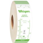 WHISPER BAMBOO JUMBO TOILET ROLL 2PLY 230M BEIGE CARTON 8