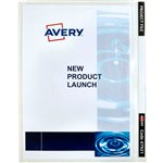 AVERY 47921 PROJECT FILE TRANSPARENT POLYPROPYLENE A4 CLEAR