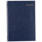 CUMBERLAND CASEBOUND DIARY WEEK TO VIEW A4 BLUE