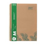 2026 ECOWISE 47SECB 100 RECYCLED COVER DIARY WIRO BOUND A4 WEEK TO OPENING