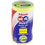 QUIKSTIK MARK II PRICING GUN LABEL REMOVABLE 1000 LABELSROLL FLUORO YELLOW PACK 5