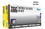 AUSTRALIAS 1 TGC BLACK NITRILE DISPOSABLE GLOVES BOX OF 100 SHIPS FROM SYDNEY 