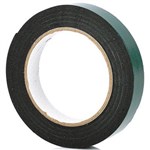DOUBLE SIDED FOAM MOUNTING TAPE  BLACK  25MM X 5M