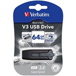 VERBATIM STORENGO V3 FLASH DRIVE 30 64GB GREY