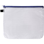 AVERY 49501 HANDY POUCH WITH ZIP A4 CLEAR AND BLUE
