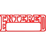 XSTAMPER 5012052 STAMP ENTERED  RED 