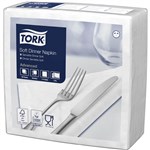 TORK 509272 PREMIUM NAPKIN DINNER 390X390MM 3PLY WHITE PK100
