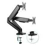MBEAT ACTIVIVA ERGOLIFE DUAL MONITOR SCREEN STEEL GAS SPRING MONITOR ARM BUILTIN SPRING TENSION CABLE MANAGEMENT NET WEIGHT 4KG LS