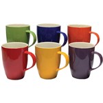 CONNOISSEUR 52014 A LA CARTE MUGS 350ML ASSORTED COLOURS PK6