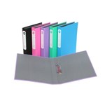 MARBIG 5502504 HILITES RING BINDER PE A4 25MM 2D  GREEN 