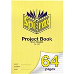 SPIRAX 56143 143 PROJECT BOOK 8MM RULED 64 PAGE A4