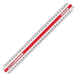 STAEDTLER 561 703 MARS OVAL SCALE RULES 300MM