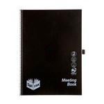 SPIRAX 565703 PP MEETING BOOK A4 140 PAGE BLACK