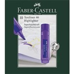 FABERCASTELL TEXTLINER ICE HIGHLIGHTER CHISEL VIOLET BOX 10