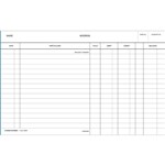 ZIONS 58RW LEDGER CARDS 8X5 INCH WHITE PK100