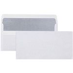 CUMBERLAND ENVELOPE 603213 DL 110X220MM WALLET SECRETIVE SELF SEAL 80GSM PLAIN WHITE BX500