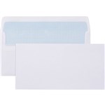 CUMBERLAND ENVELOPE 605213 DLX 120X235MM WALLET SECRETIVE SELF SEAL 80GSM WHITE BX500