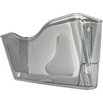 DEFLECTO DOCUPOCKET WALL POCKET LANDSCAPE A4 SMOKE