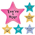 AVERY 69615 MERIT STICKER SUPER STAR STICKER 100 ROLL