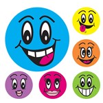 AVERY 69619 MERIT STICKERS 69619 SMILEY FACE 43MM ASSORTED COLOURS PACK 102