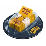 3M 680HVSH POSTIT  SIGN HERE  FLAGS VALUE PACK DESK DISPENSER  PACK 200 