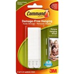COMMAND PICTURE HANGING STRIPS NARROW WHITE PACK 4 PAIRS
