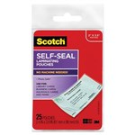 3M LS851 SELF LAMINATING POUCH FOR BUSINESS CARDID 61 X 98MM CLEAR PACK 25