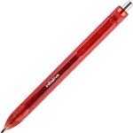 INITIATIVE GEL INK RETRACTABLE BALLPOINT PEN 07MM RED BOX 12