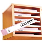 3L 7525100 SHELVING LABEL HOLDERS 25X150MM PK100