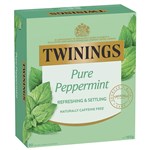 TWININGS TEA BAGS PURE PEPPERMINT PACK 80