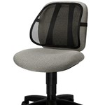 FELLOWES 8036501 BACK SUPPORT MESH BACK 381MM X 451MM X 127MM STEEL FRAME BLACK