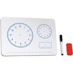 JPM WHITEBOARD CLOCK A4 WHITE