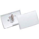 DURABLE 821419 CLICK FOLD NAME BADGE WITH COMBI CLIP BOX 25
