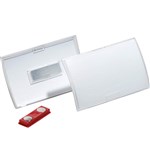 DURABLE CLICK FOLD NAME BADGE WITH MAGNET BOX 10