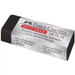 FABERCASTELL 82187121 DUST FREE ERASER BLACK