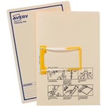 AVERY 84525 TUBECLIP FILE BUFF FOOLSCAP BLUE PRINT