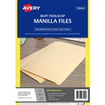 AVERY 88200 MANILLA FILE FOOLSCAP BUFF PACK 20