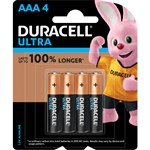 DURACELL 005384 ULTRA BATTERY AAA 4 PACK