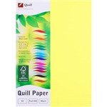 QUILL 90184 COPY PAPER XL A4 80GSM FLUORO YELLOW PK500